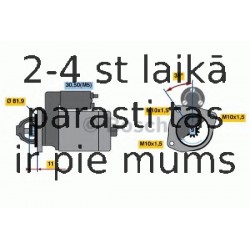 Starteris BOSCH 0 986 019 220