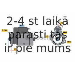 Starteris BOSCH 0 986 019 181