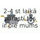 Starteris BOSCH 0 986 019 171