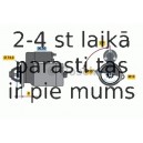 Starteris BOSCH 0 986 019 121