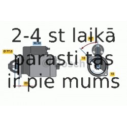 Starteris BOSCH 0 986 019 091