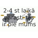 Starteris BOSCH 0 986 019 020