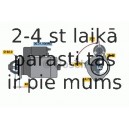 Starteris BOSCH 0 986 018 800