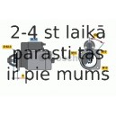 Starteris BOSCH 0 986 018 581