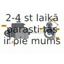 Starteris BOSCH 0 986 018 511