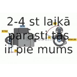 Starteris BOSCH 0 986 018 480