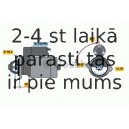 Starteris BOSCH 0 986 018 331