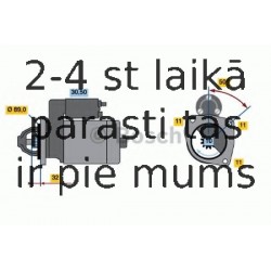 Starteris BOSCH 0 986 018 240