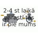 Starteris BOSCH 0 986 018 020