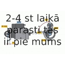 Starteris BOSCH 0 986 017 980