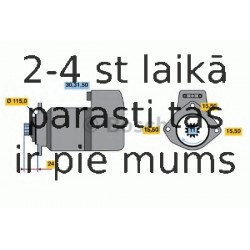 Starteris BOSCH 0 986 017 850