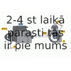 Starteris BOSCH 0 986 017 530