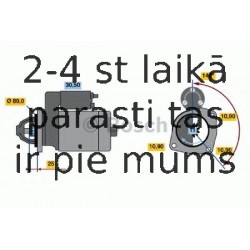 Starteris BOSCH 0 986 017 290