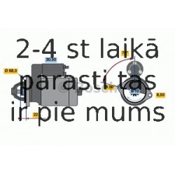 Starteris BOSCH 0 986 017 120