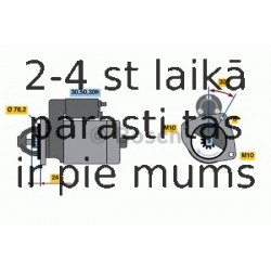 Starteris BOSCH 0 986 017 110