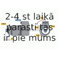 Starteris BOSCH 0 986 017 050