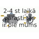 Starteris BOSCH 0 986 017 041