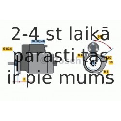 Starteris BOSCH 0 986 016 800