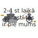 Starteris BOSCH 0 986 016 581