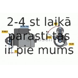 Starteris BOSCH 0 986 016 560