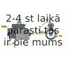 Starteris BOSCH 0 986 016 511