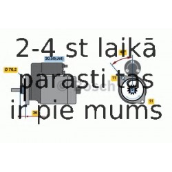 Starteris BOSCH 0 986 016 290