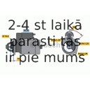 Starteris BOSCH 0 986 016 011