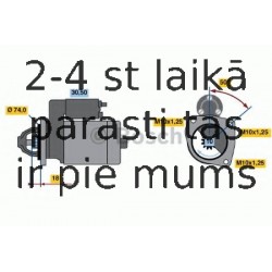 Starteris BOSCH 0 986 016 011