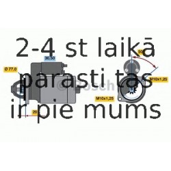 Starteris BOSCH 0 986 016 001