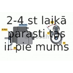 Starteris BOSCH 0 986 015 970