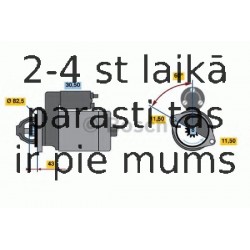 Starteris BOSCH 0 986 015 481