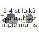 Starteris BOSCH 0 986 015 010