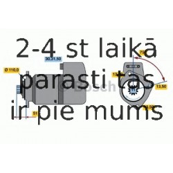 Starteris BOSCH 0 986 014 560