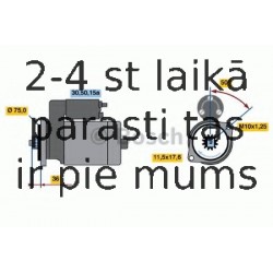 Starteris BOSCH 0 986 014 041