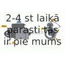 Starteris BOSCH 0 986 013 850