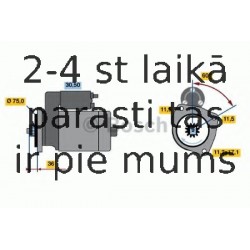 Starteris BOSCH 0 986 013 581