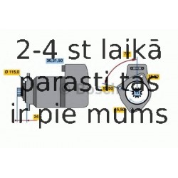 Starteris BOSCH 0 986 013 440