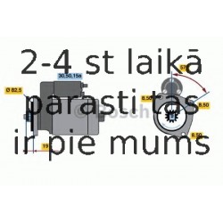 Starteris BOSCH 0 986 013 380