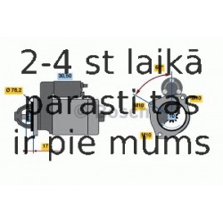 Starteris BOSCH 0 986 013 280