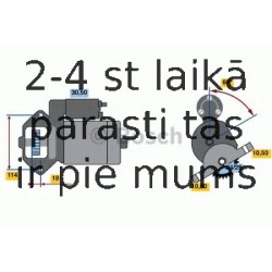 Starteris BOSCH 0 986 012 921