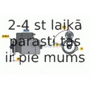 Starteris BOSCH 0 986 012 901