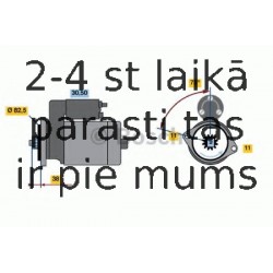 Starteris BOSCH 0 986 012 901