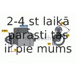 Starteris BOSCH 0 986 012 881