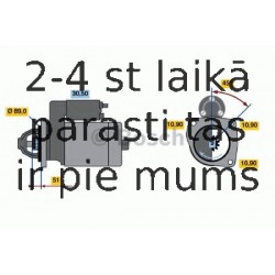 Starteris BOSCH 0 986 012 750