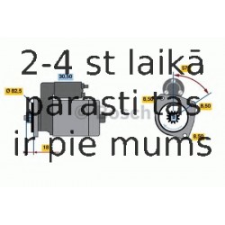 Starteris BOSCH 0 986 012 650