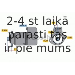 Starteris BOSCH 0 986 011 570