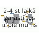 Starteris BOSCH 0 986 011 430