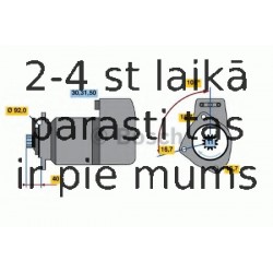 Starteris BOSCH 0 986 011 430