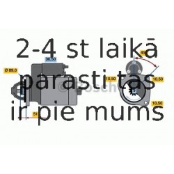 Starteris BOSCH 0 986 011 340