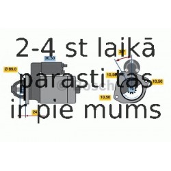 Starteris BOSCH 0 986 011 110